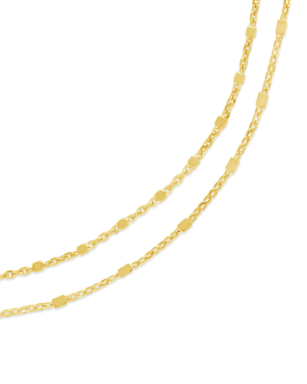 Sterling Silver Chloe Chain Bracelet Set of 2 - Image 5