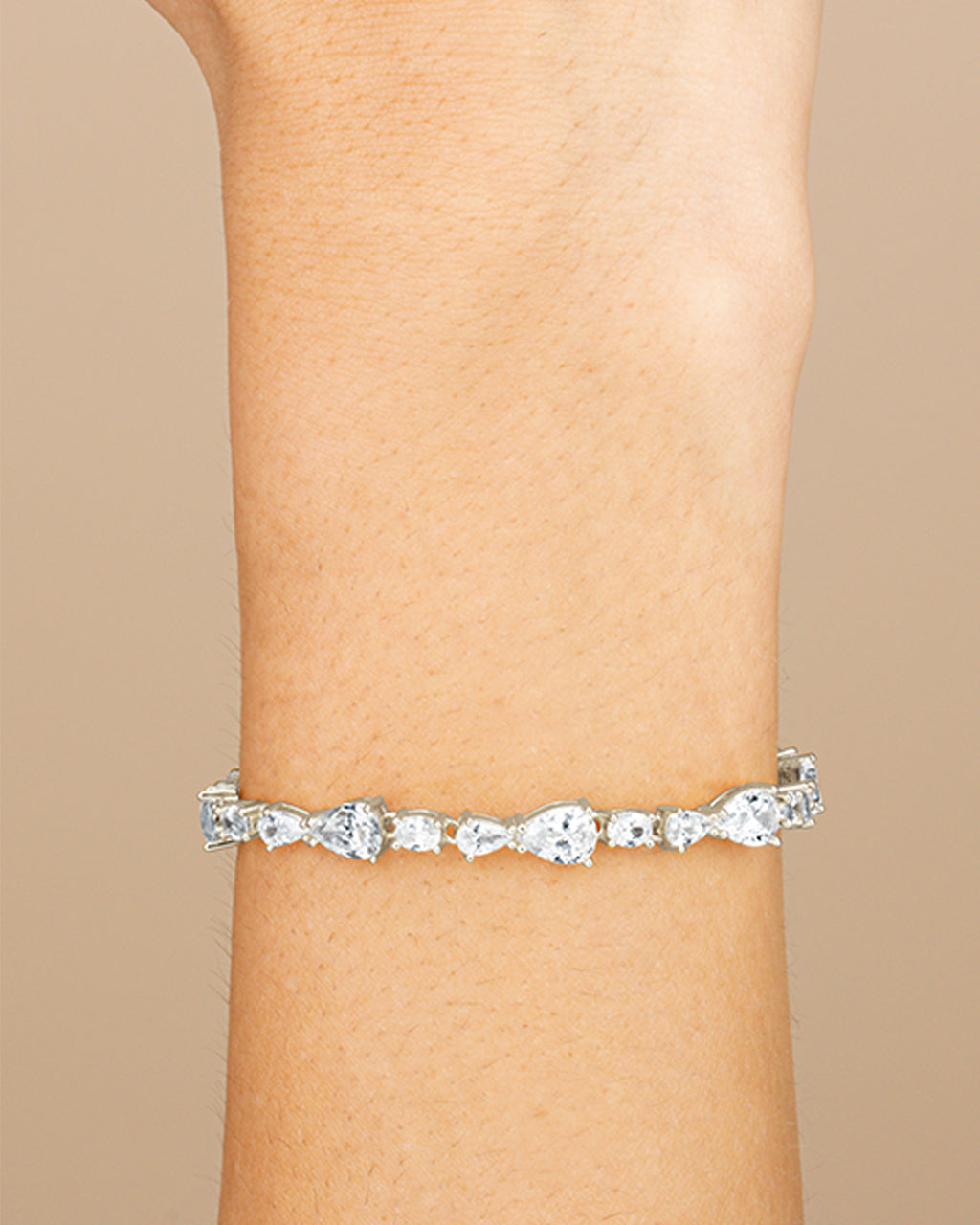 Sterling Silver Wyatt CZ Tennis Bracelet - Image 6