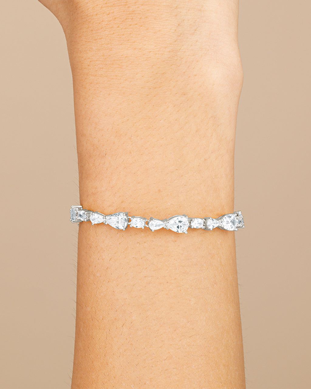 Sterling Silver Wyatt CZ Tennis Bracelet - Image 12