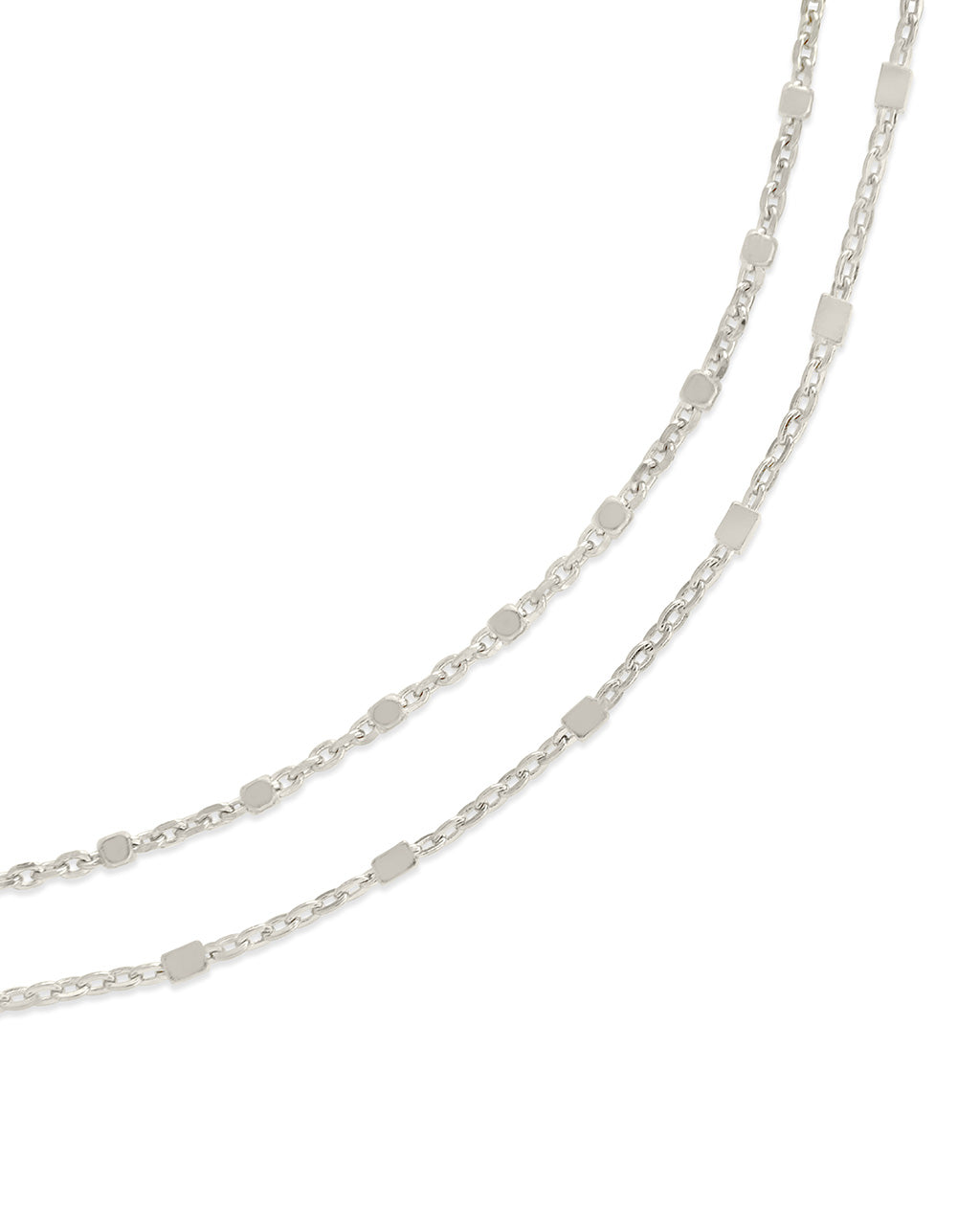 Sterling Silver Chloe Chain Bracelet Set of 2 - Image 7