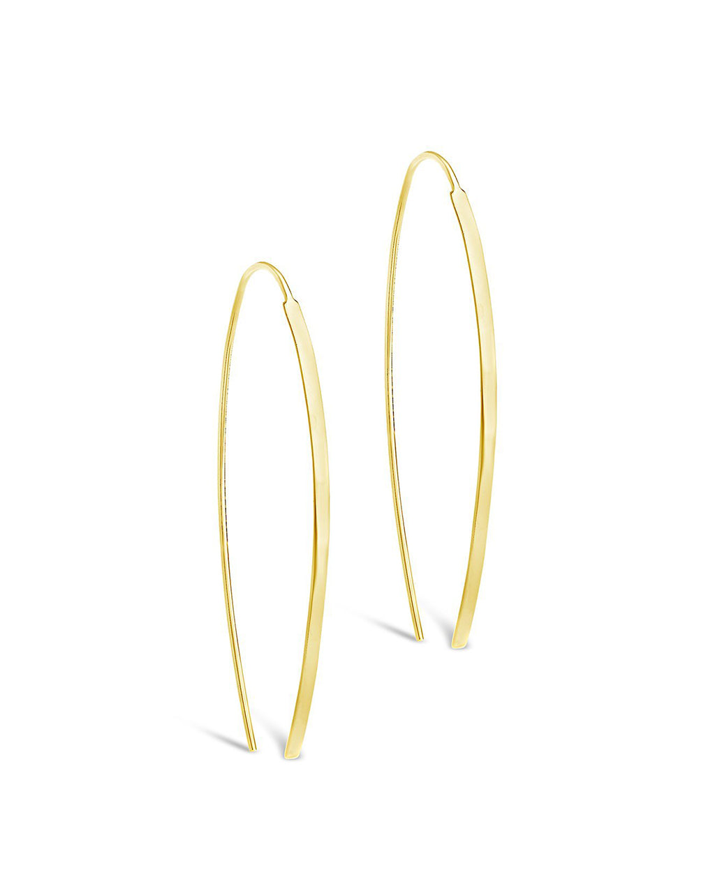 Sterling Silver Bar Threader Earrings - Image 4