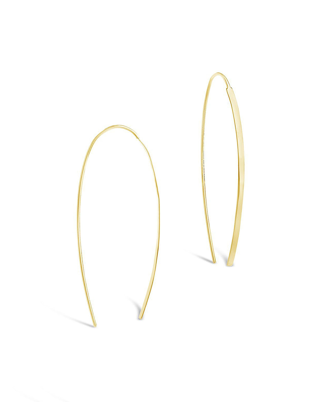 Sterling Silver Bar Threader Earrings - Image 5