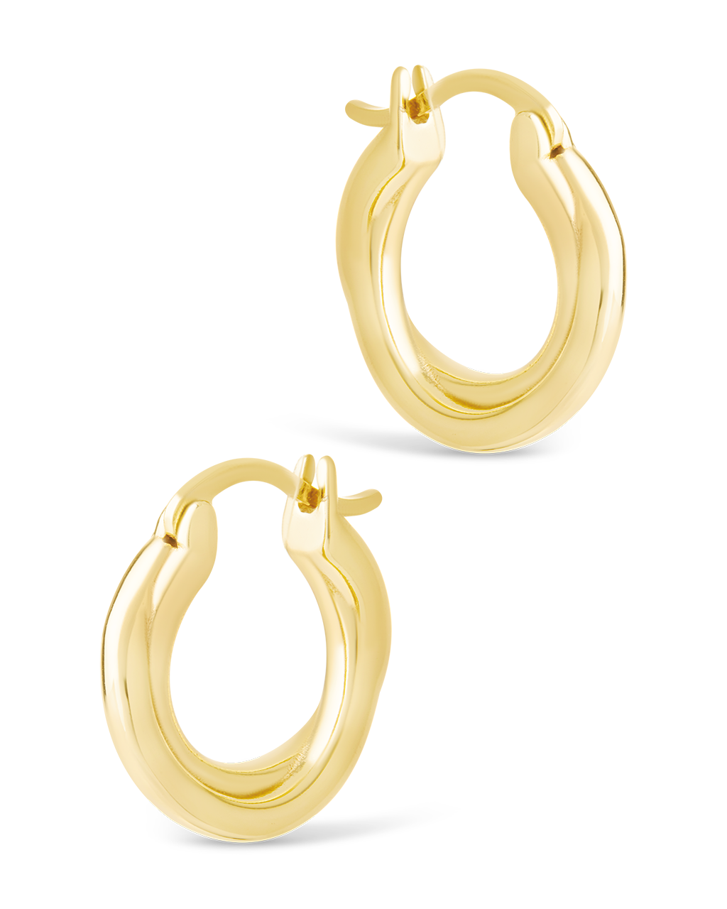 Sterling Silver Janice Twisted Hoop Earrings - Image 11