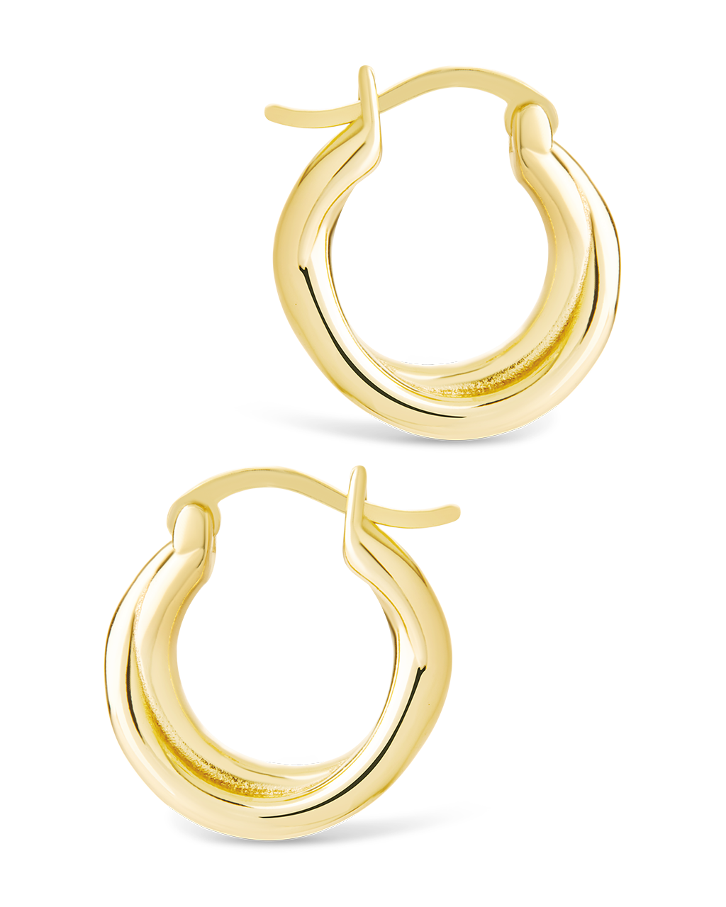 Sterling Silver Janice Twisted Hoop Earrings - Image 12