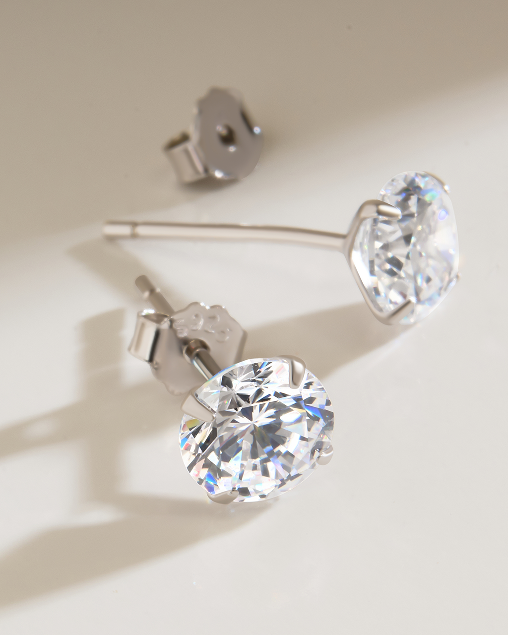 Sterling Silver Everyday Essential CZ Studs - Image 21