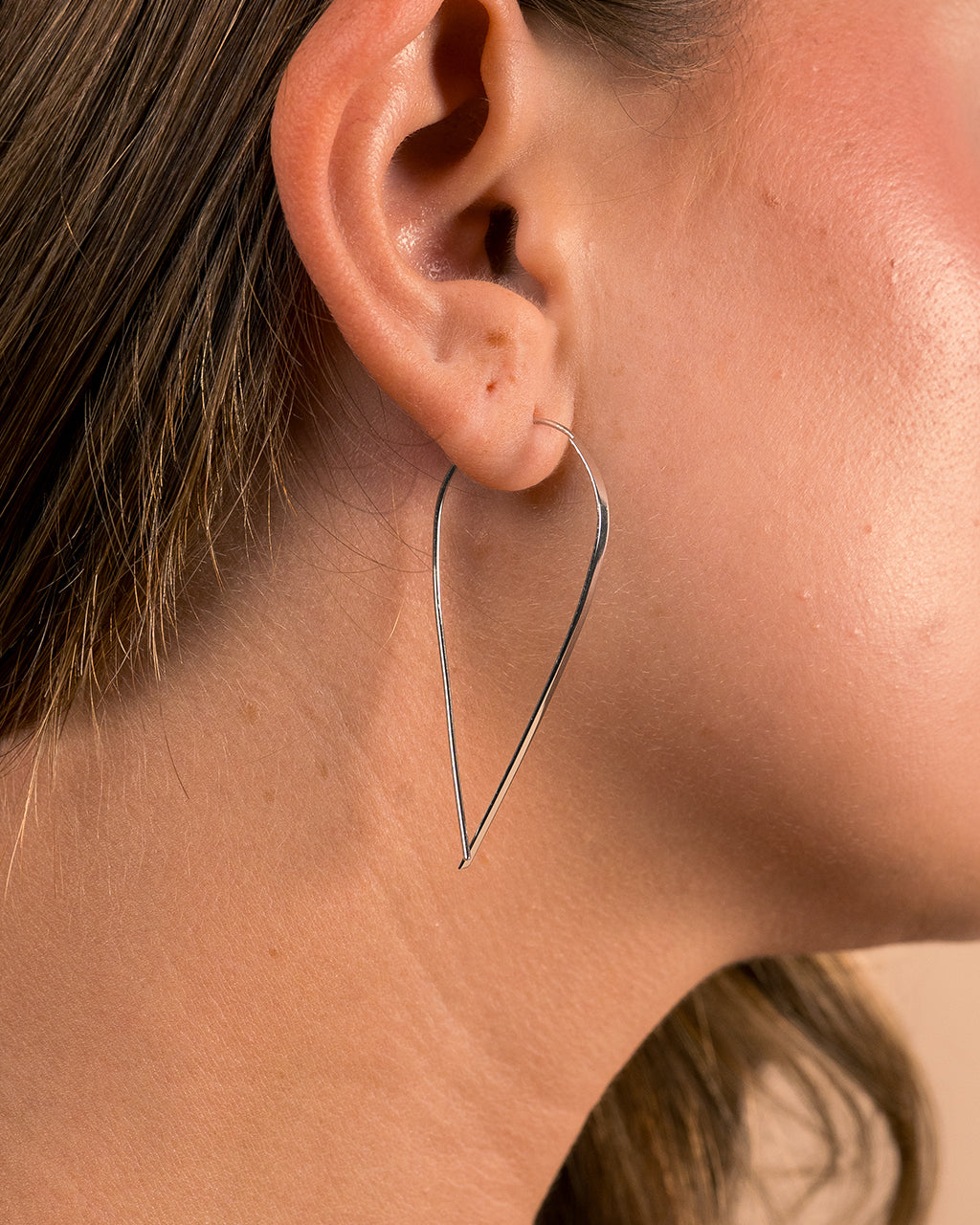 Sterling Silver Bar Threader Earrings - Image 3