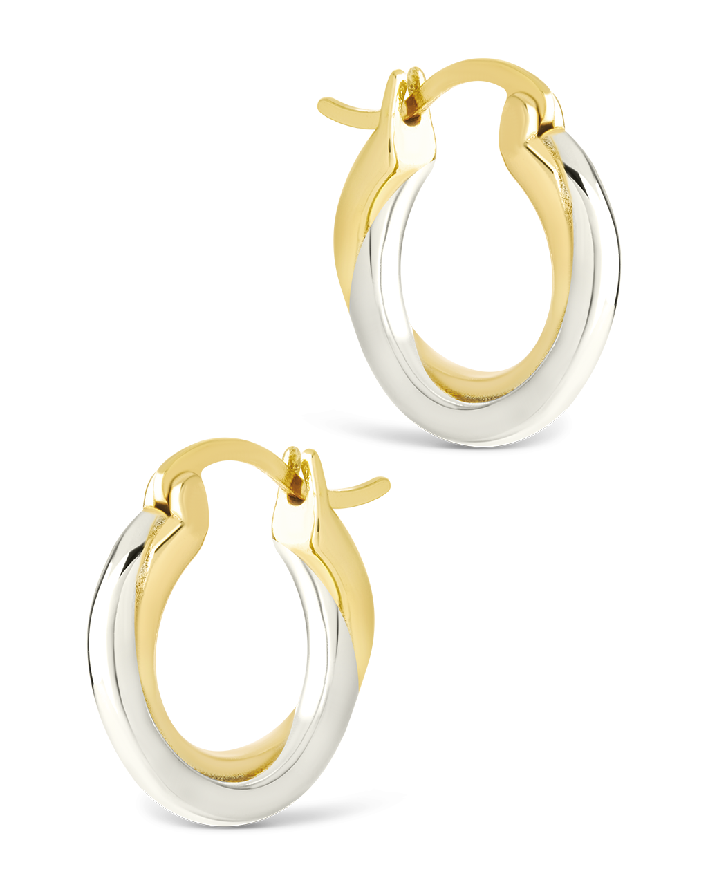 Sterling Silver Janice Twisted Hoop Earrings - Image 8