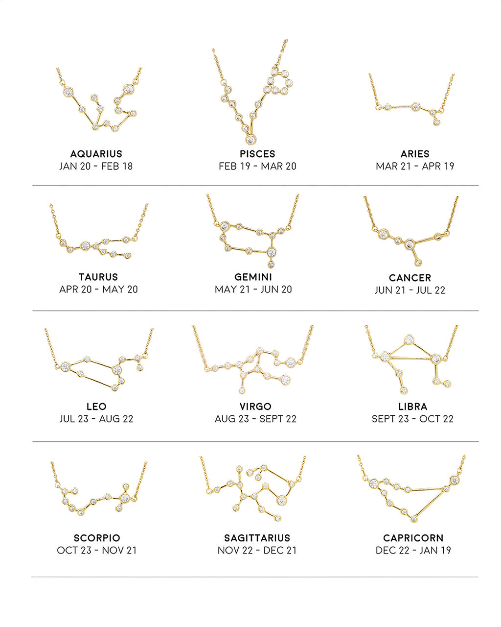 Sterling Silver 'When Stars Align' Constellation Necklace - Image 55