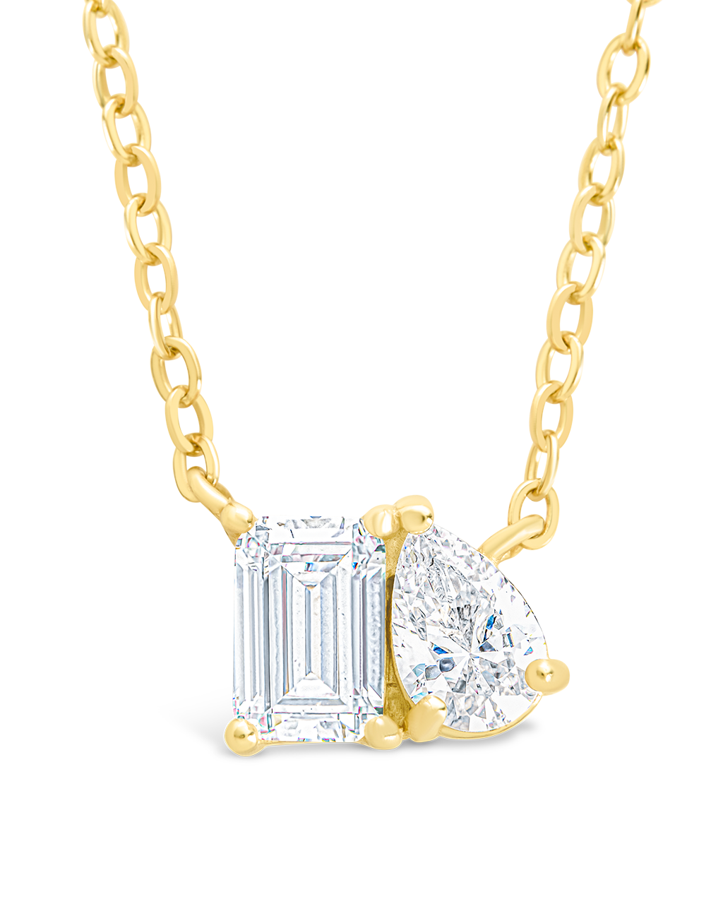 Sterling Silver Guinevere CZ Necklace - Image 4