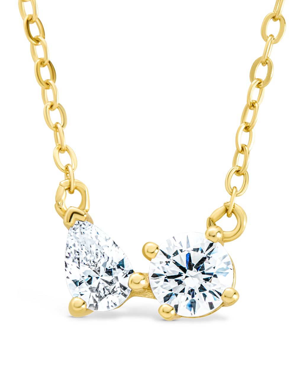 Sterling Silver Carolyn CZ Necklace - Image 4