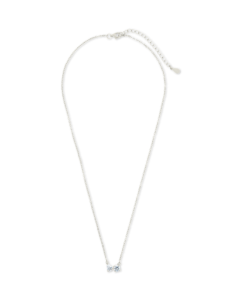 Sterling Silver Carolyn CZ Necklace - Image 6