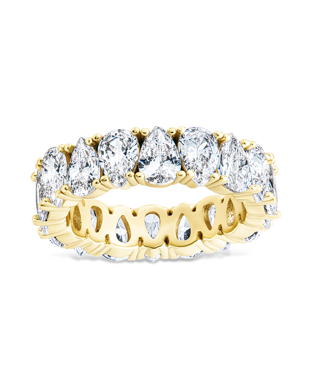 Sterling Silver Janis CZ Eternity Band Ring - Image 6