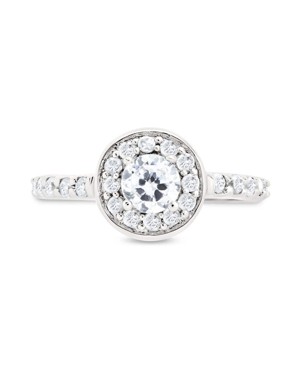 Sterling Silver Heidi's Brilliant Diamond Cubic Zirconia Ring