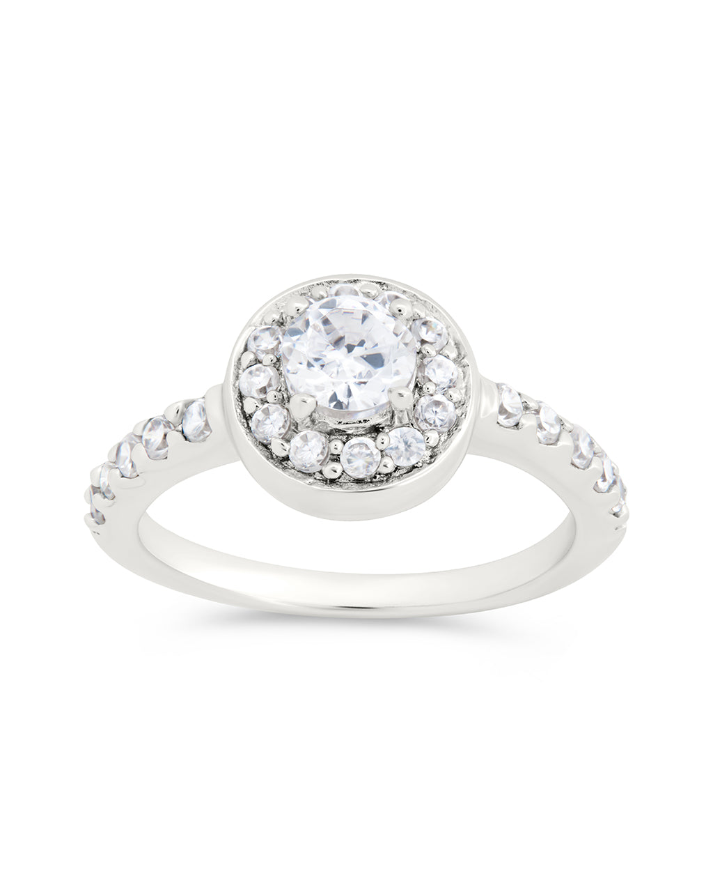 Sterling Silver Heidi's Brilliant Diamond Cubic Zirconia Ring - Image 2