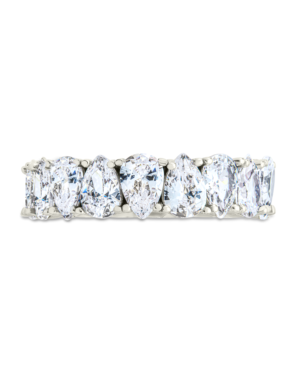 Sterling Silver Janis CZ Eternity Band Ring - Image 7