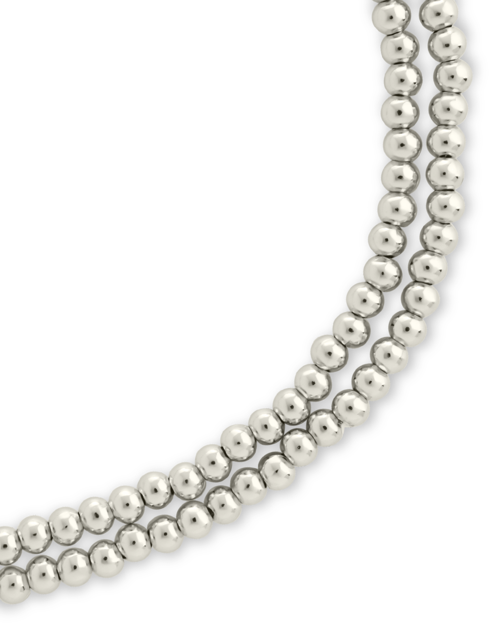 Sterling Silver Beaded Stretch Bracelet Sets - Image 37