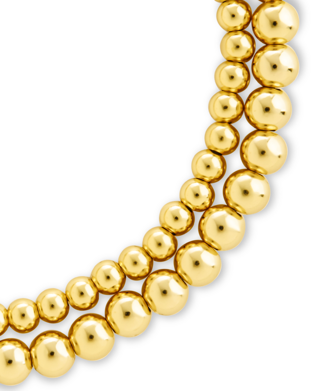 Sterling Silver Beaded Stretch Bracelet Sets - Image 38